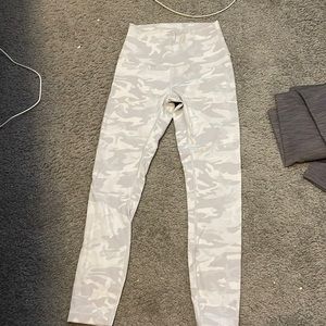 lululemon white camo align legging